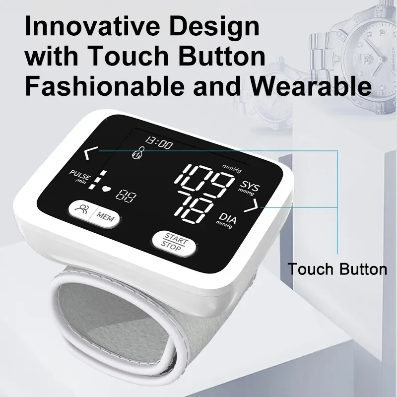 Automatic Digital Upper Arm Blood Pressure Meter Portable BP Monitor NIBP  Cuff Intellisense Memory Machine Heart Rate - AliExpress