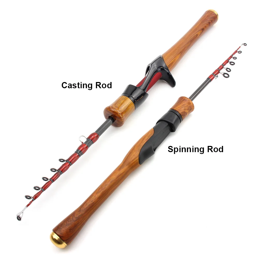 Description Picture 6 of itemTelescopic Lure Fishing Rod Carbon Fiber Travel Fishing Pole Mini Short Light Travel Rod for Trout Fishing