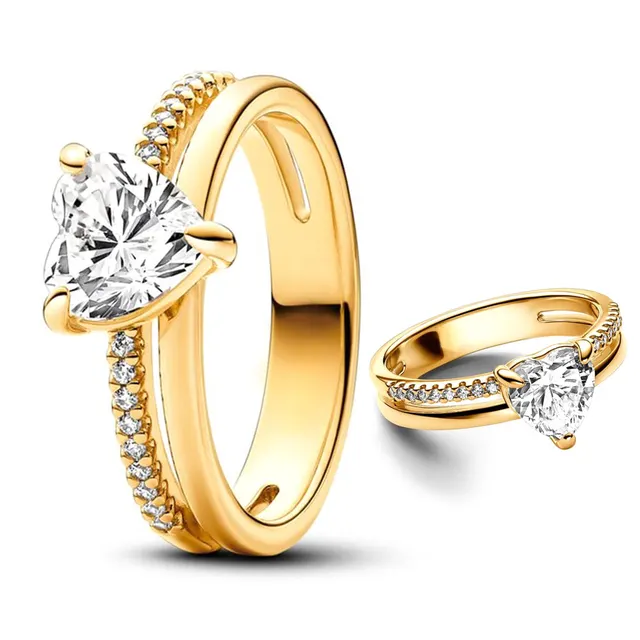 925 Sterling Silver Ring Pearls Pavé Open Ring For Women CZ Cubic Zircon Star Moon Flower Wedding Jewelry Rings Gifts 6