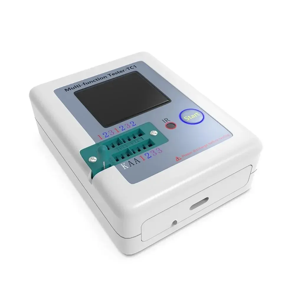 Transistor Tester LCR TC1 1.8 Inch TFT LCD Display Multimeter Diode Triode Capacitor Resistor Test Meter
