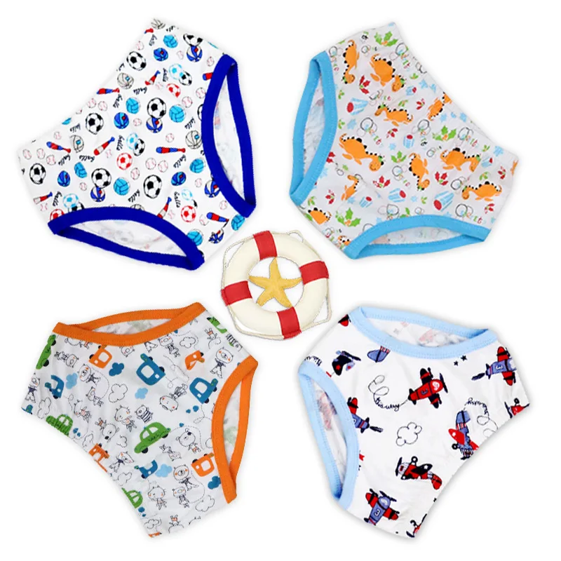 Boys Underwear Two to Five Years Old Baby Clothes Pure Cotton 4 pcs/lot Panties for Boys