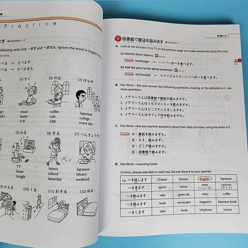 Genki-日本の学習用旋盤,英語学習ブック,統合されたコースへの