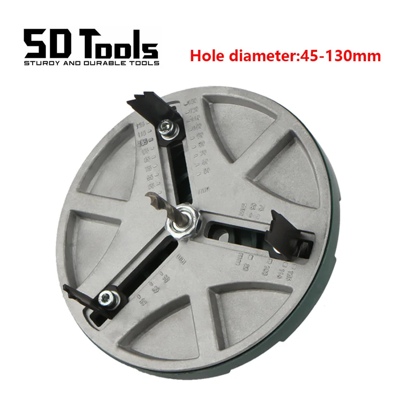 AdjustableHoleSawDiameter45mm130mmAdjustableWoodworkingCutting