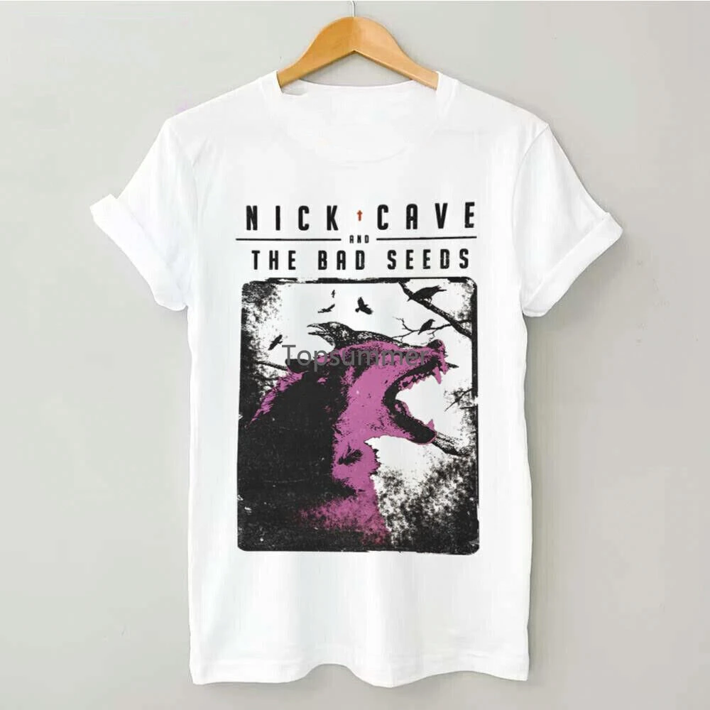 Novità The Bad Seeds Nick Cave Gift For Fans Camicia Bianca Unisex Full Size Hnd60