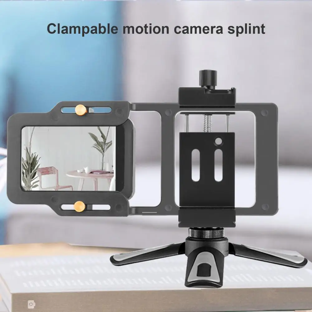 

Excellent High Strength Lustrous Dual Cold Shoe 1/4 3/8 Expansion Clip for Monopod Phone Holder Bracket Clip