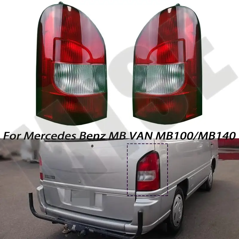Genuine Mercedes-Benz MB100/140 Series Left Rear Tail Light Assembly – Red Lens, 3-Year Warranty