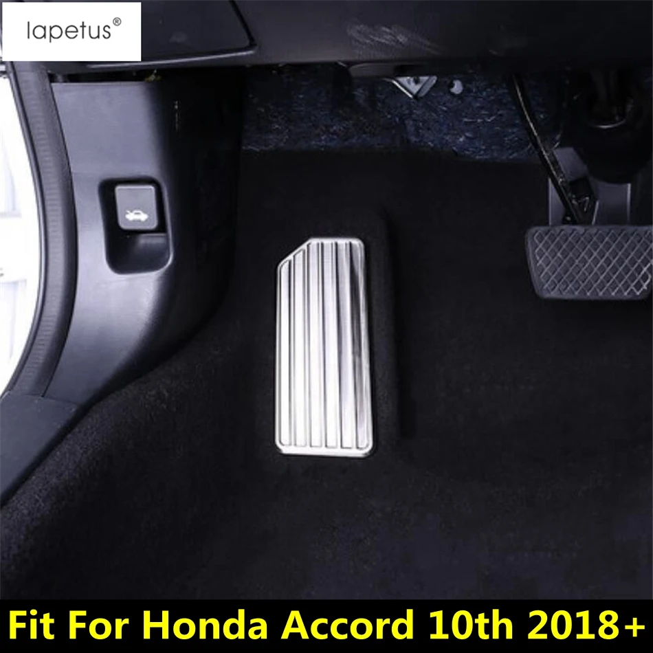 

Left Foot Pedal Rest Footrest Plate Protection Panel Cover Trim For Honda Accord 10th 2018 - 2022 Stainless Steel Accessories
