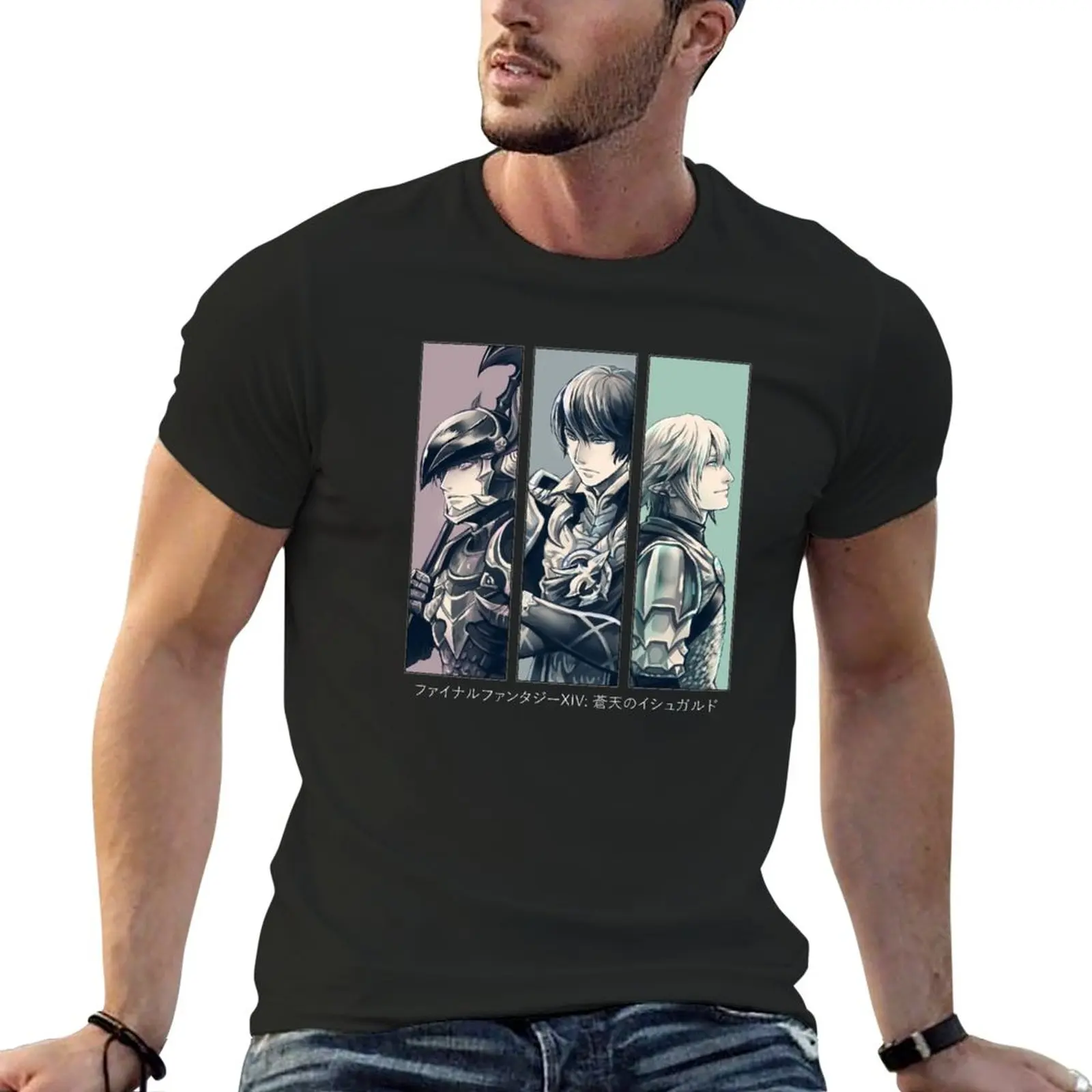 

Heavensward T-Shirt black t shirts anime clothes summer clothes t shirts for men