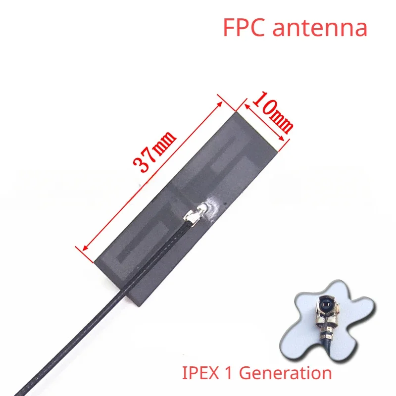 Bluetooth Wifi Antenna 5pcs 2.4G Bluetooth wifi small antenna 5G 5.8G dual-band FPC built-in antenna UFL ipex 3rd generation 4th generation M2