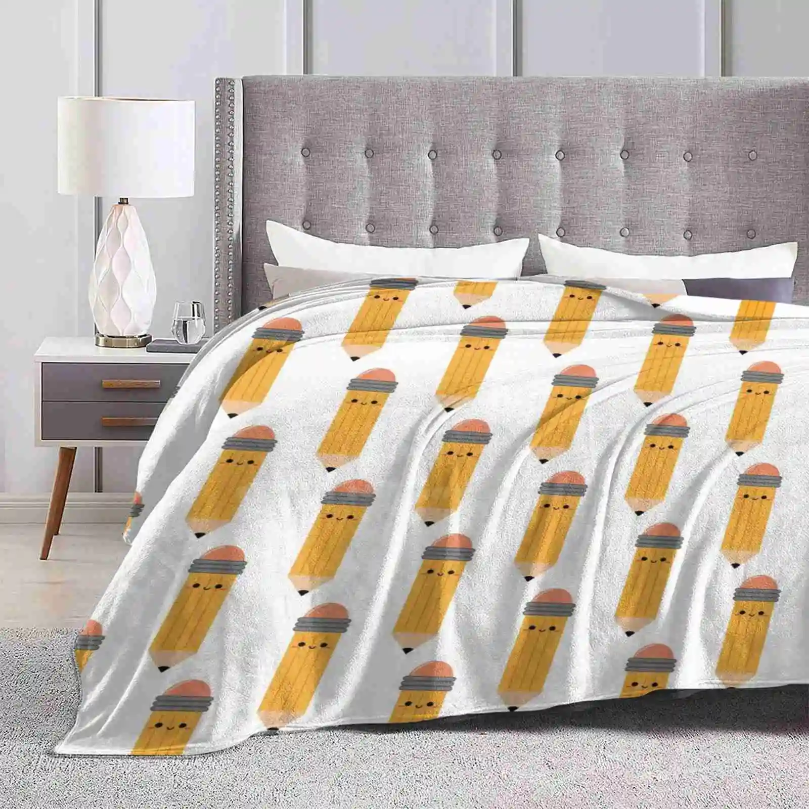 

Маленький карандаш, новинка, распродажа, мягкое фланелевое одеяло с принтом на заказ, карандаш для учителя, для домашнего задания, для дома, школы