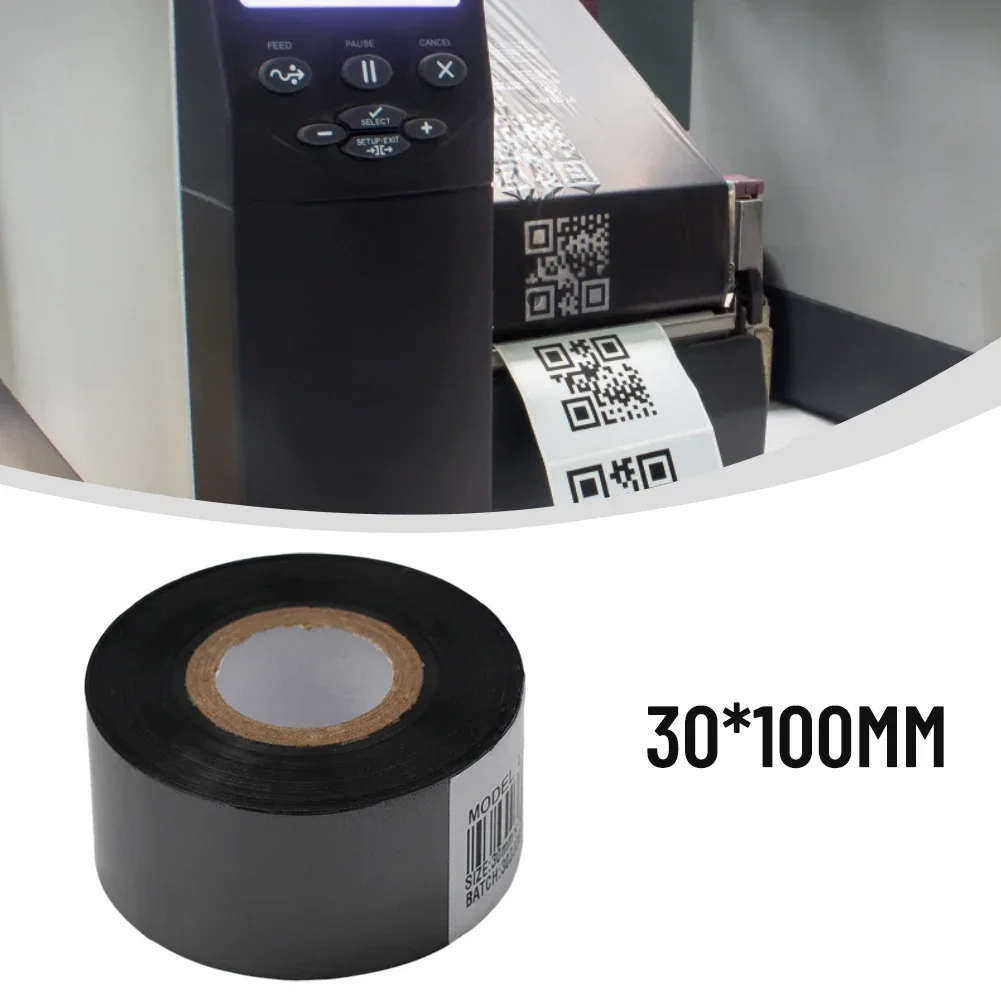 1pc Black Printer Ribbon LC1 For HP-241 241B 241S DY-8 TJ-08 DY-6 Printer Coding Machine Part 30x100mm Tool Accessories