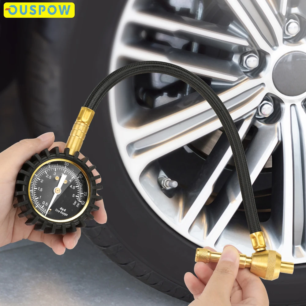 Ouspow Car Tire Digital Pressure Gauge Offroad Kit 2 In 1 Professional