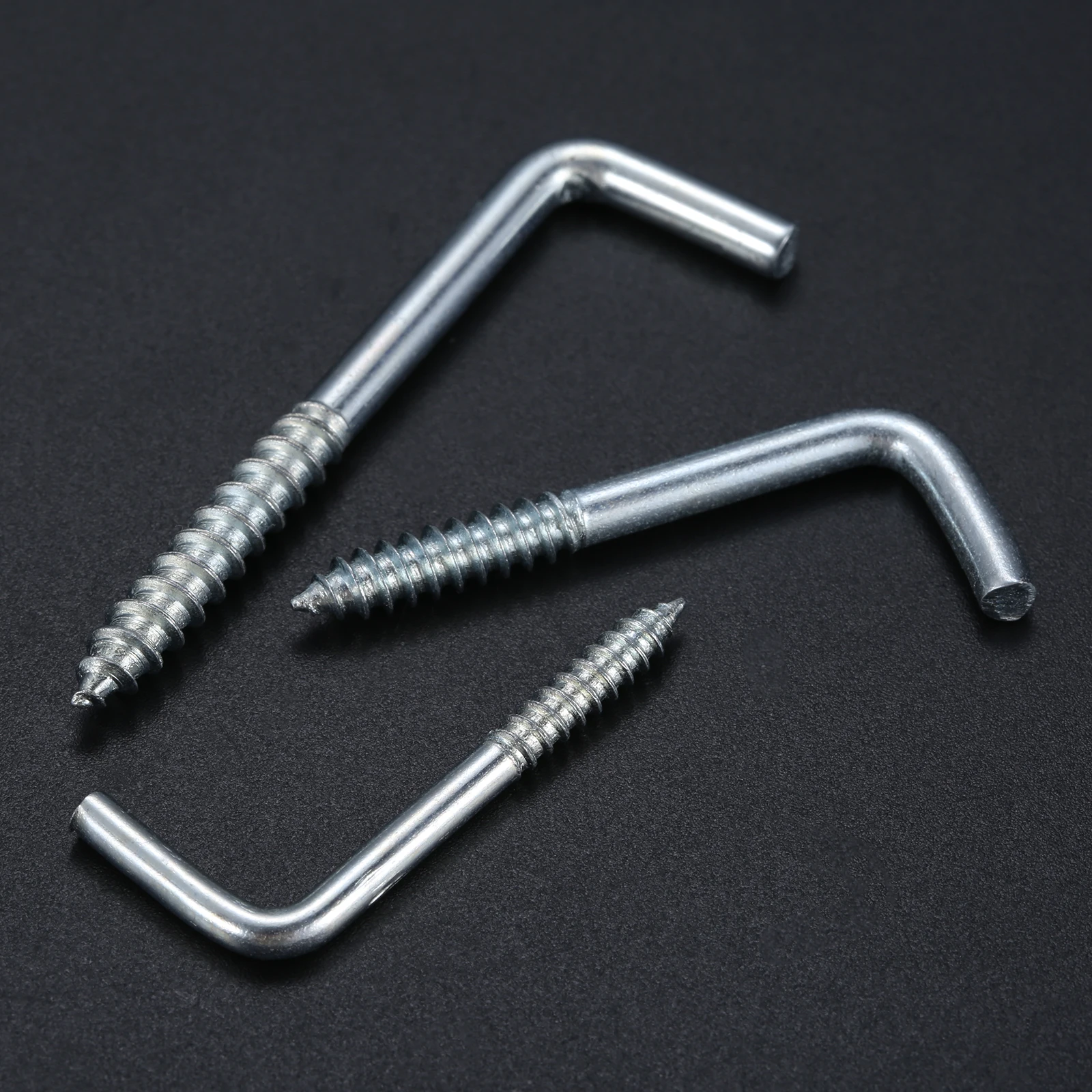 20/10/5/2Pcs L-shaped Screw-In Cup Hooks Picture Frame Plant