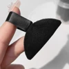 1-100Pcs Black Square Round Crystal Velvet Powder Puff Facial Soft Washable Sponge Cosmetics Puff Beauty Makeup Accessories Tool 4