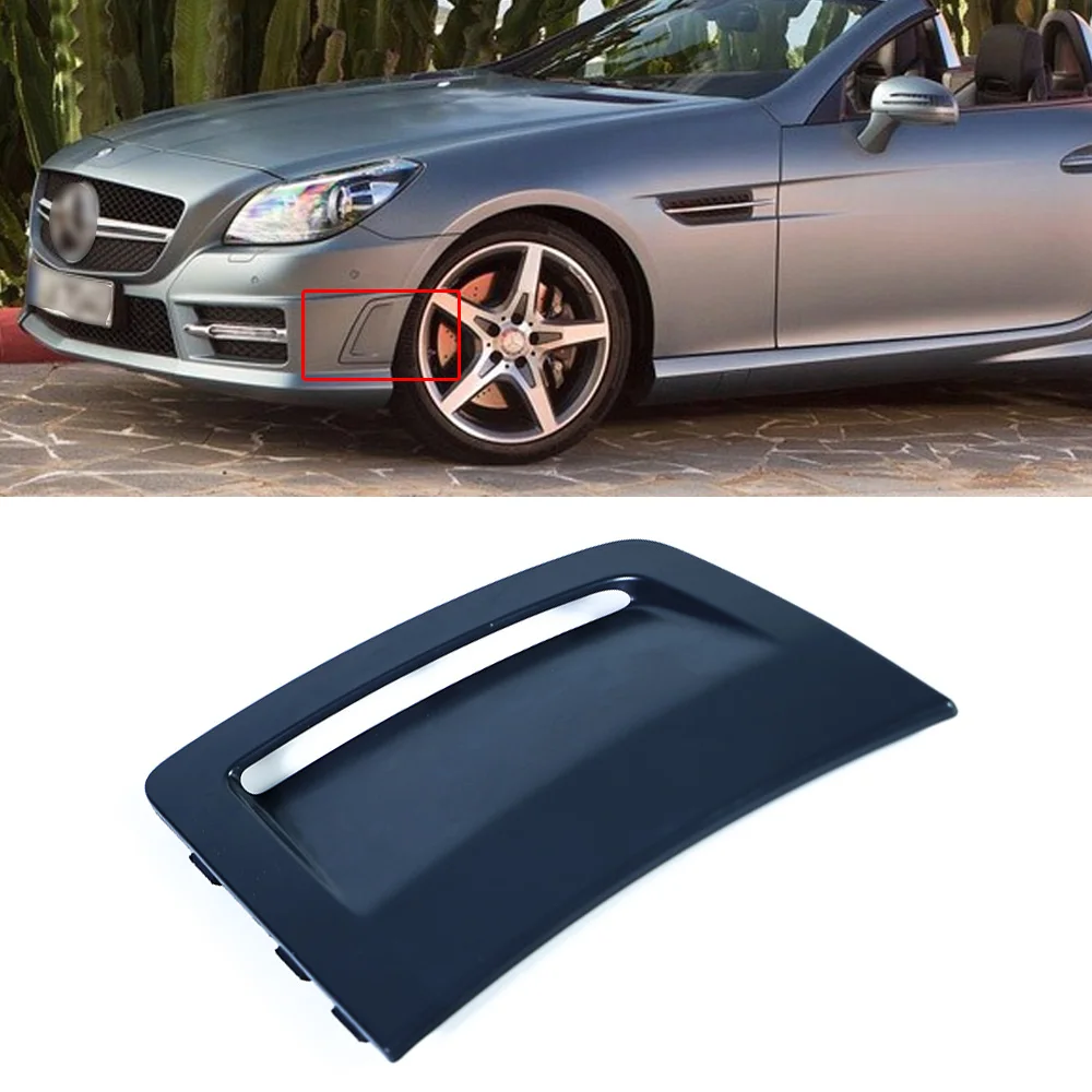 Mercedes Benz SLK AMG 350 Front Bumper Cover Plate Left and Right Decorative Panels Inlet Wind Cover Mesh 1728880073