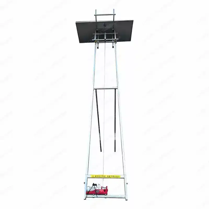 9M Electric Cargo Lift Hoist Elevator Lift Solar Panel Lifter Automatic Lifting Platform Indoor And Outdoor Decoration Hoist