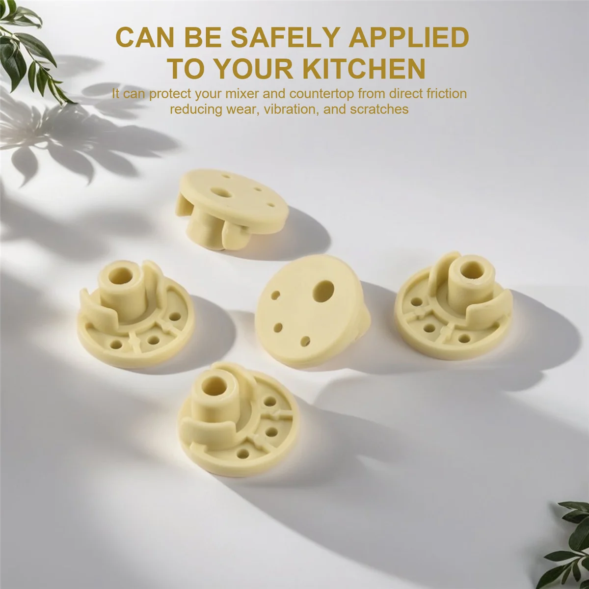 5Pcs Mixer Foot Bottom Pad Stand Attachment Replacement Mixer Accessories Compatible for KitchenAid 9709707 HOT