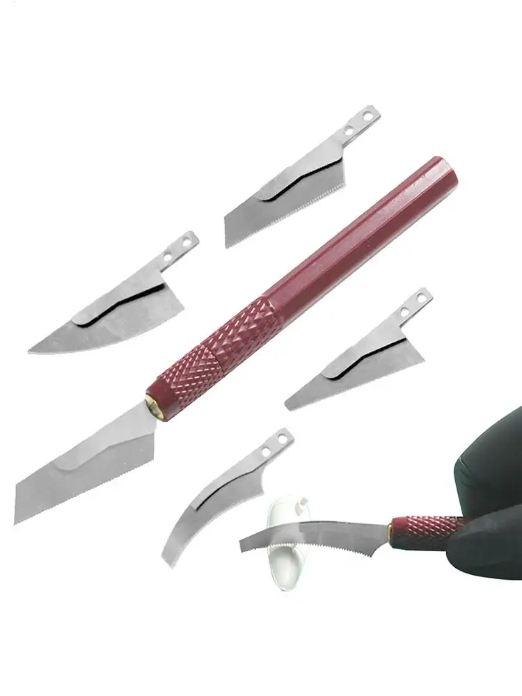 Model Craft Hand Saw Craft Tools Hand Model Saw Kit Hobby Craft Saw Hacksaw Tool Kit with 4 Craft Cutters for Handcrafted 4