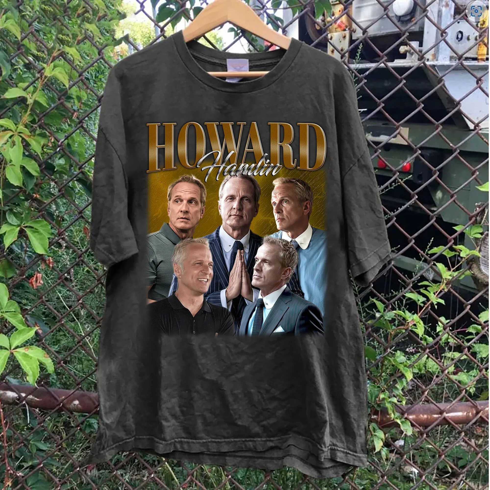Maglietta Del Personaggio Di Howard Hamlin Omaggio College Maniche Lunghe O Corte