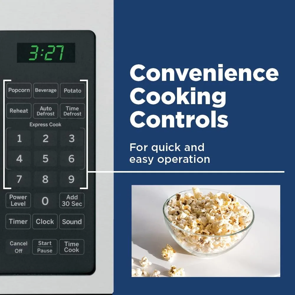 Microwave Ovens 0.7 Cubic Feet Capacity 700 Watts Kitchen Essentials For Countertop or Dorm Room