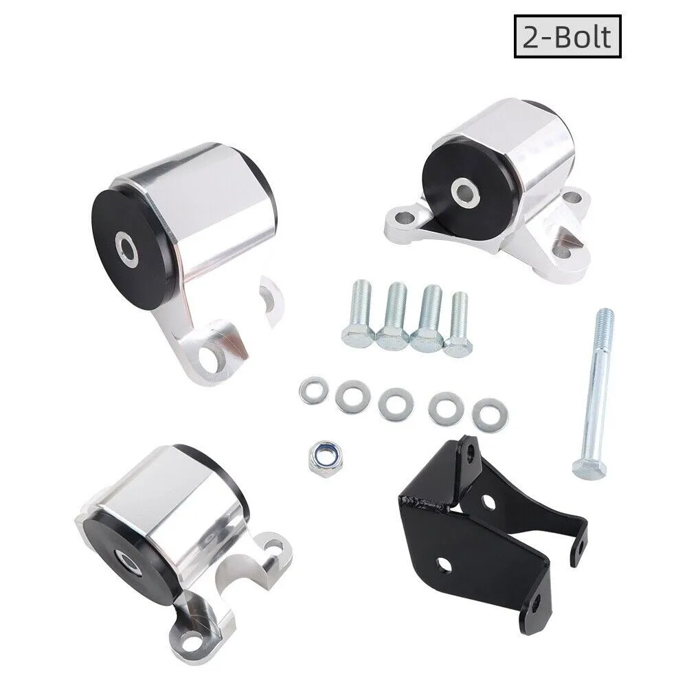 

Silver Swap Engine Motor Mounts For Honda Civic EK 1996-2000 B16 B18 B/D Series