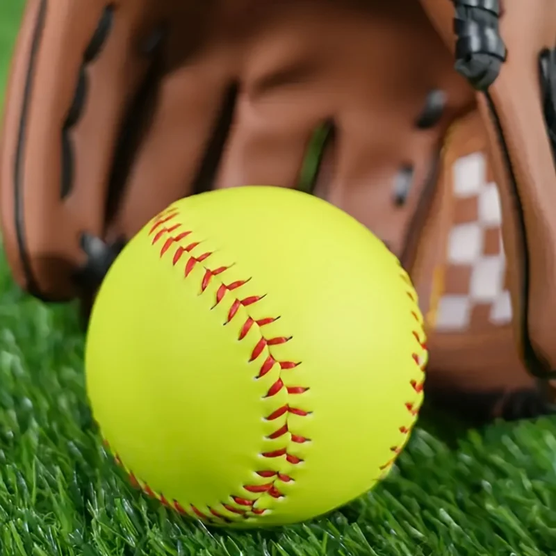 1Pc Softball Hard Softball Outdoor Sports Adult Slow High Training 12 Inch softball training ball