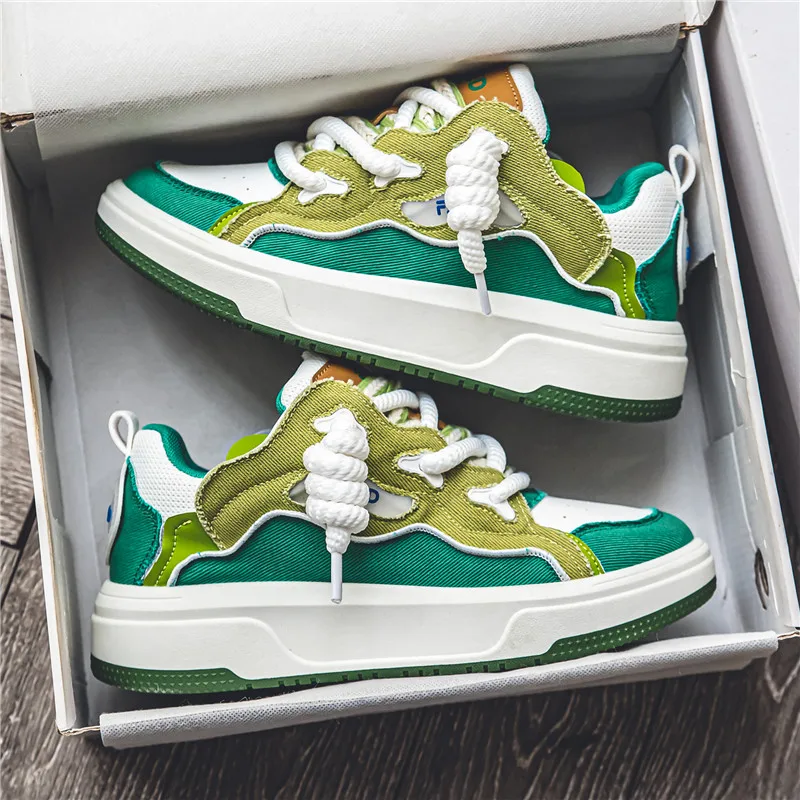 

Мужские кроссовки на платформе, зеленые повседневные дышащие кроссовки на платформе, увеличивающие рост, 2024