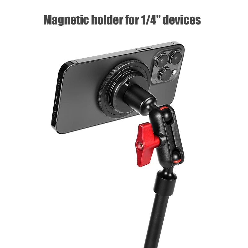 BFOLLOW 32" 22" Handyhalterung Magic Arm für Kamera Gelenk flexibel mit Schreibtischklemmhalterung Tablet Magsafe Webcam Ständer – Detail 30