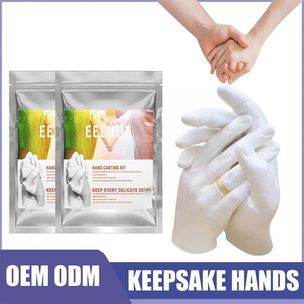 50g Hands Casting Kit DIY Plaster Statue Molding Hand Holding