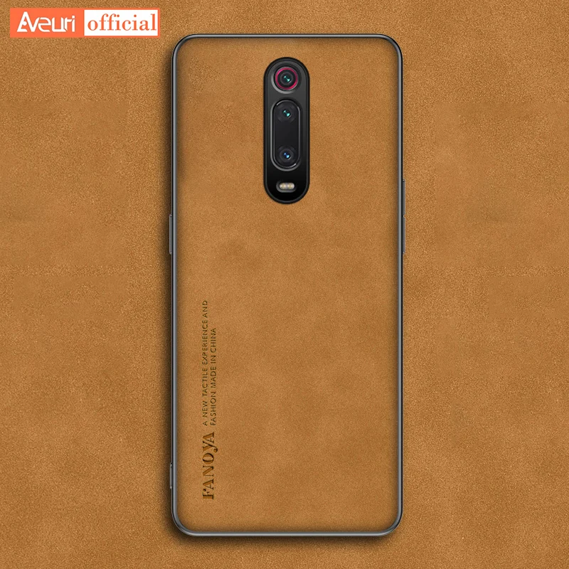Luxury PU Leather Matte Silicone Phone Case - Business Protection Cover