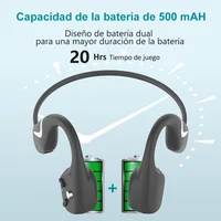 Auriculares Conducción Ósea Paramta — Oreja Abierta, BT 5.3, IPX7, Luz Nocturna, 20h 3