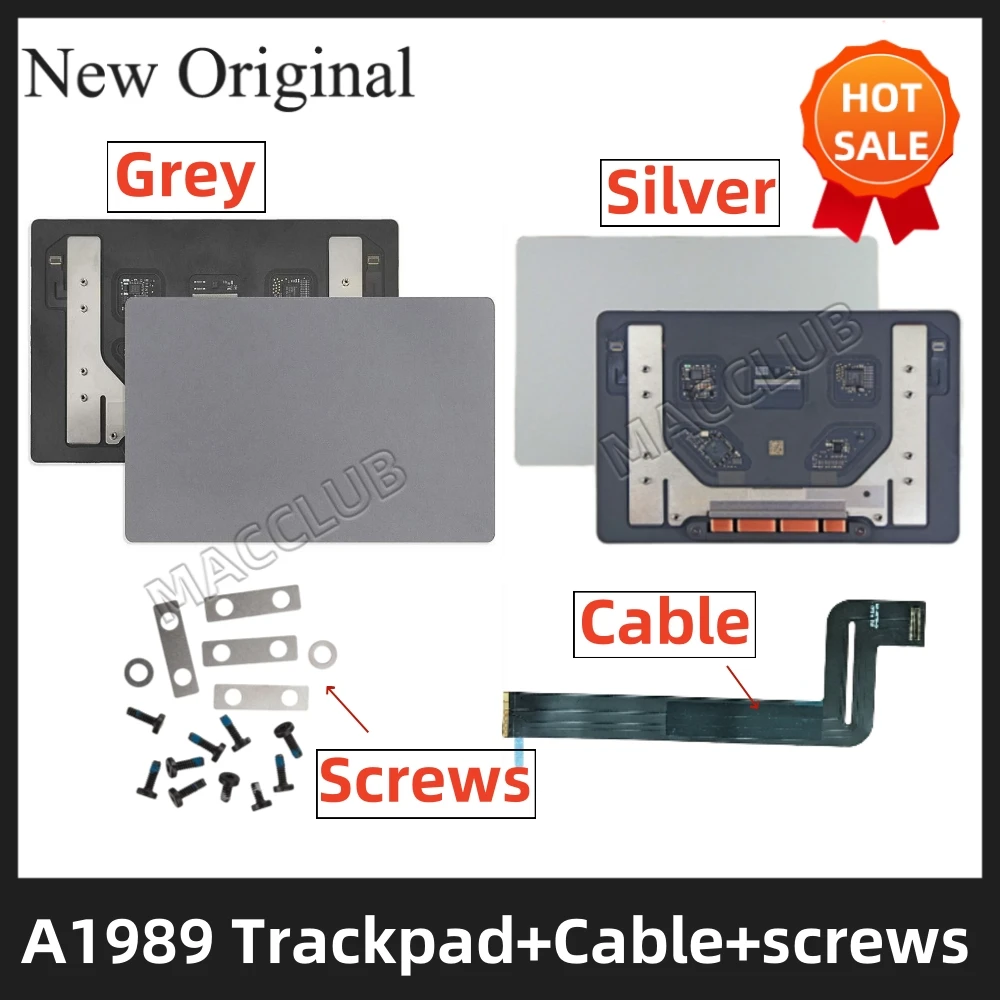 Планшет для ноутбука Macbook Pro Retina 13 'A1989 Mid 2018 2019 EMC 3358, сенсорная панель с кабельными винтами