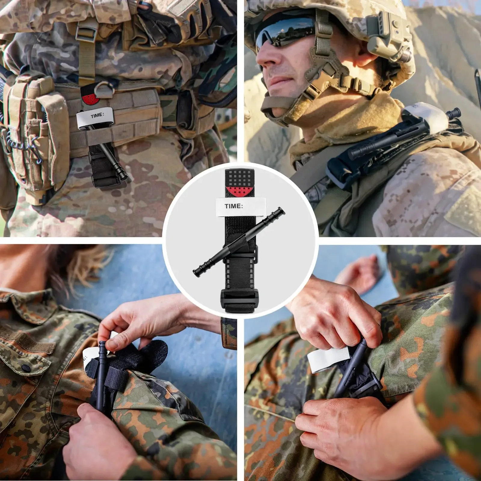 Camping Equipment Outdoor Tourniquet Fast Hemostasis Medical Emergency Tactical Exploration Operation Survival Kit