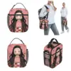 Demoned Slayered Insulated Lunch Bags Cooler Bag Reusable Kamado Nezuko High Capacity Tote Lunch Box Men Women Office Outdoor 4