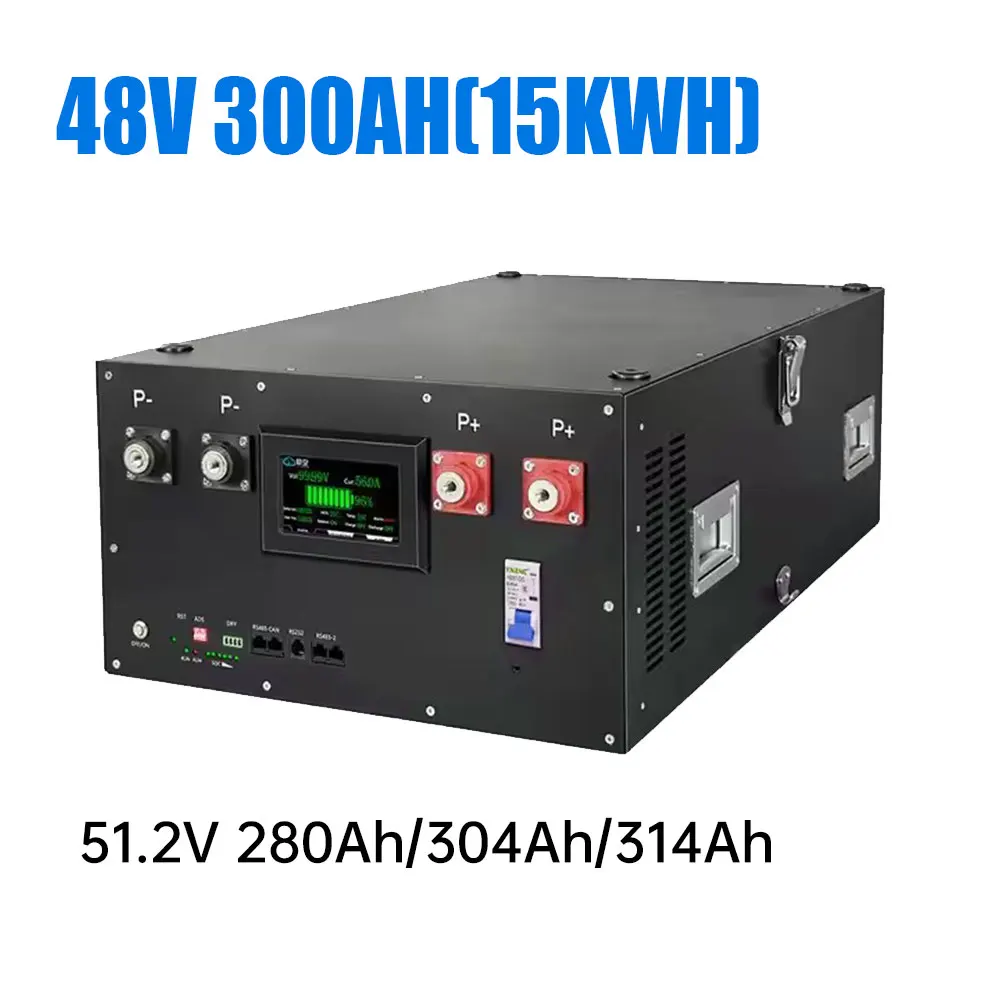 JK BMS 박스 51. 2V 280AH 314AH 320AH LiFePO4 배터리 키트 (15kWh 48V DIY 가정용 태양광 저장 시스템용) CAN Rs485 EU 재고 VAT 면제