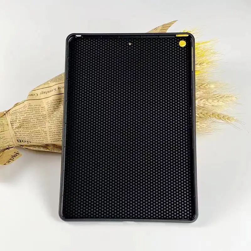 Sleek Black Shockproof Silicone Protective Tablet Case