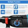 Brushless Rotary Electric Hammer Multifunctional Cordless Electric Impact Drill Chisel Rechargeable Hammer Pick Power Tools 4