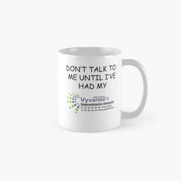 

Do Not Talk To Me Until I Ve Had My Vyvan Mug Image Printed Drinkware Picture Coffee Handle Round Simple Design Gifts Photo