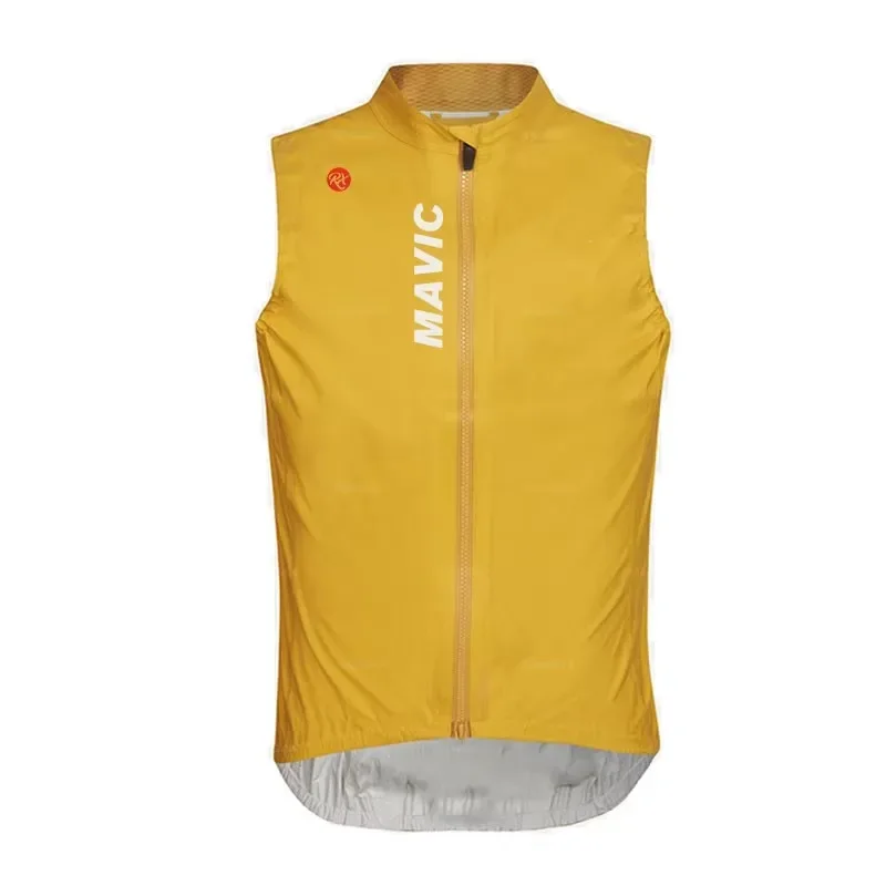 Rx MAVIC Team Summer Bicycle Windproof Sleeveless Road Bike Cycling Vest Mountain Bike Lightweight Sleeveless Gilet