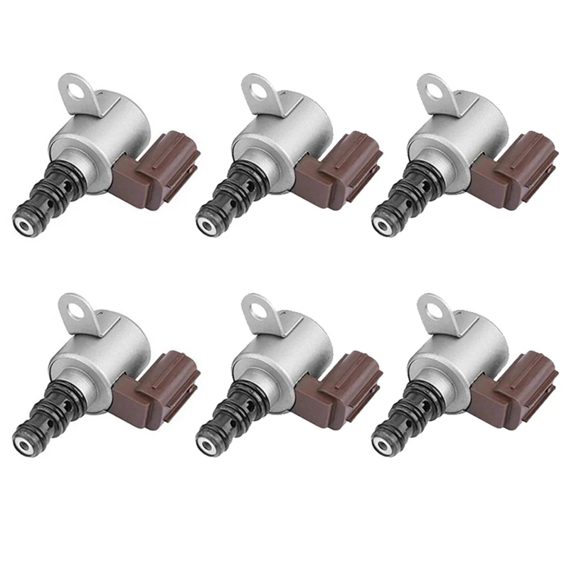 

6X Automatic Transmission Shift Control Lock Up Solenoid For Honda Accord Acura 28400-P6H-003 28500-P6H-013(Brown)
