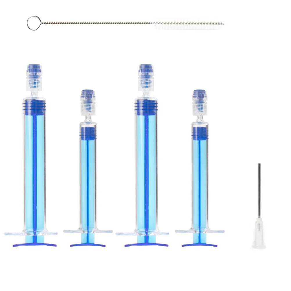 

Needle Set Refillable Travel Lotion Bottle Tubes Travel Bottle Sub Cosmetics Tubes Make up Syringe Silica Gel Type