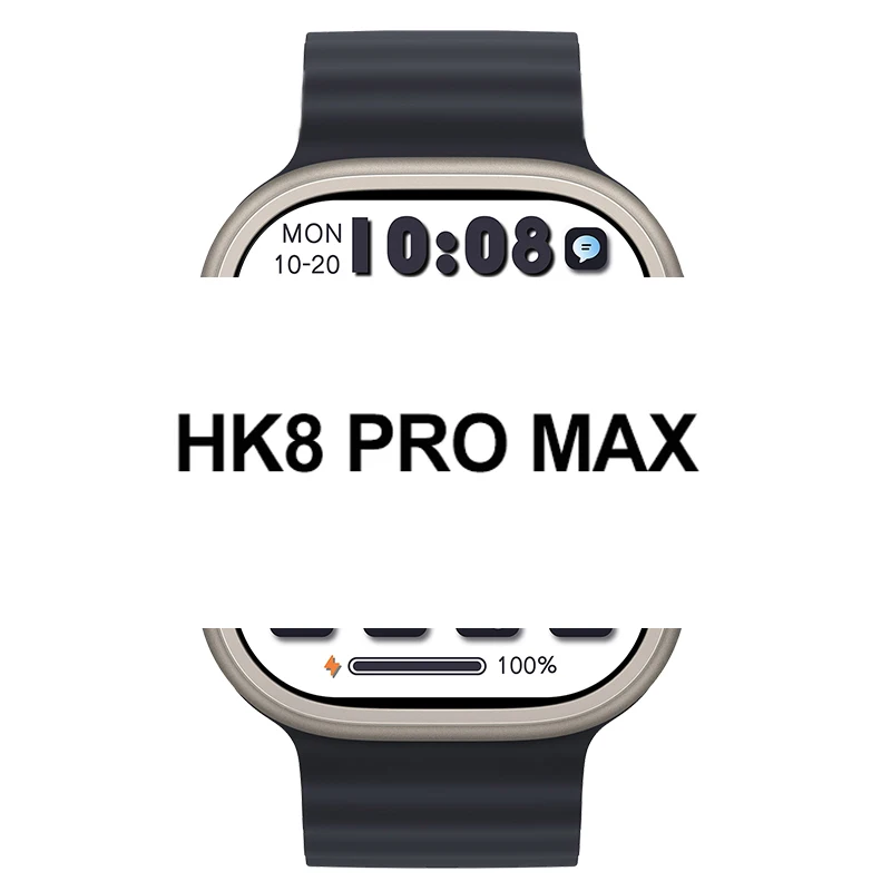 Smartwatch HK8 PRO MAX + Malla Metálica de REGALO - iPhone & Android