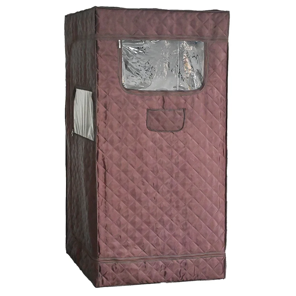 HaoYu Ultimate Recovery Fullsize Sweat Sauna Box For Person Sauna Weight Loss Folding Steam Room With 3L Steamer