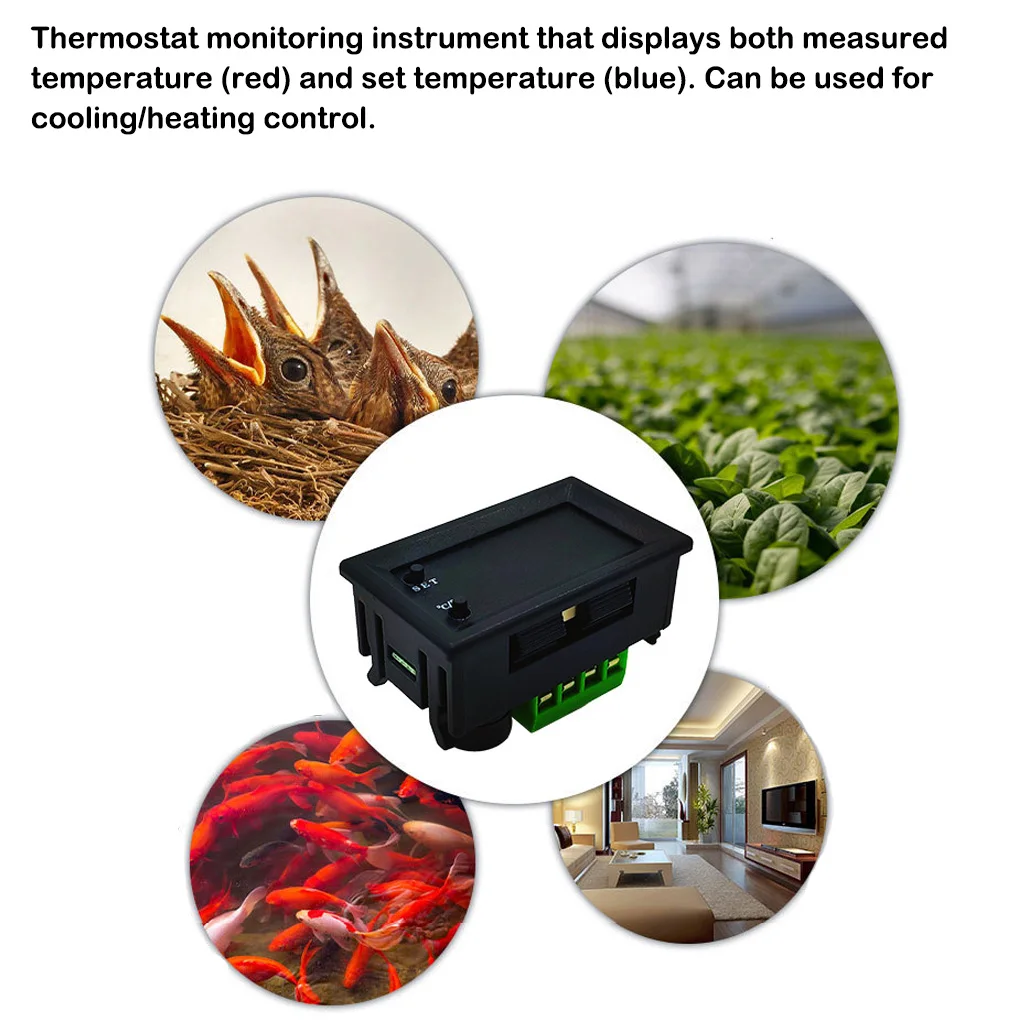 

DC Voltmeter Ammeter Dual LED Display Panel 10A Sensor Meter Detector for Mobile Power Voltage Gauge Tool Tester