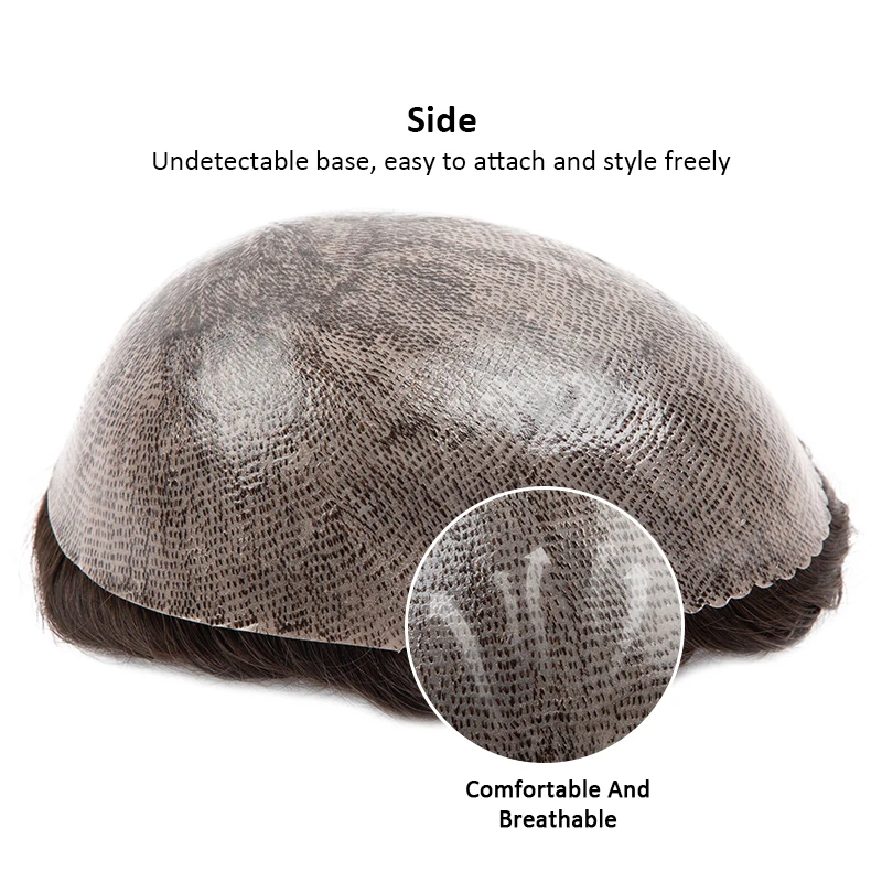 Рисунок 3 - Прямой мужской парик с узлами ISKIN полный ПУ 0