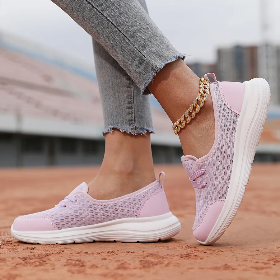 Breathable Womens Summer Sneakers - Lightweight Casual Running Shoes