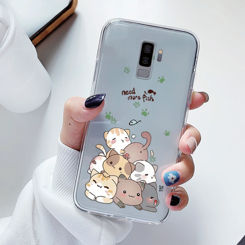 For Samsung Galaxy S9 S Plus Phone Case Cartoon Back Cover
