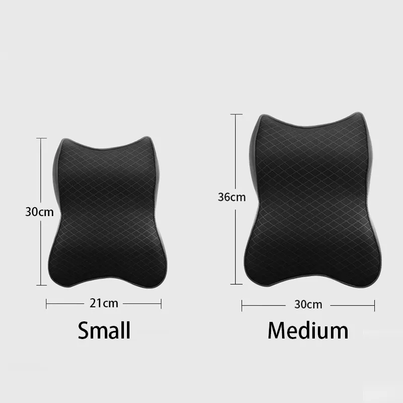 Car Neck Headrest Pillows Memory Cotton Breathable Soft Comfortable Rest Headrest Cushion Pillow Car Interior Accessories