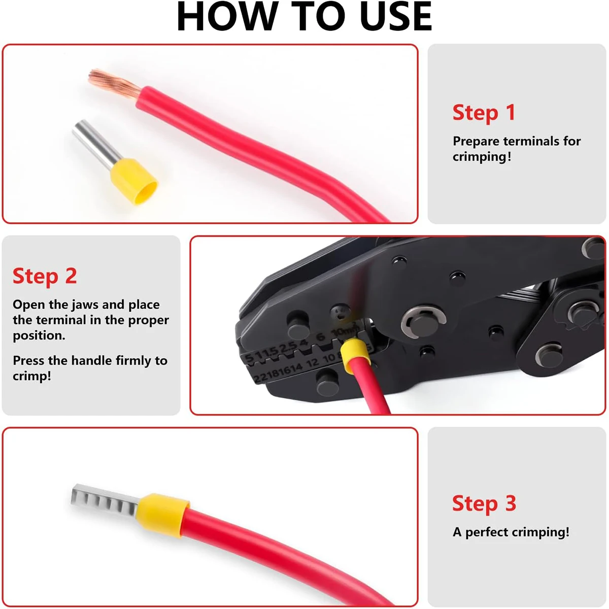 VK-40J Crimping Pliers for Cable Terminals