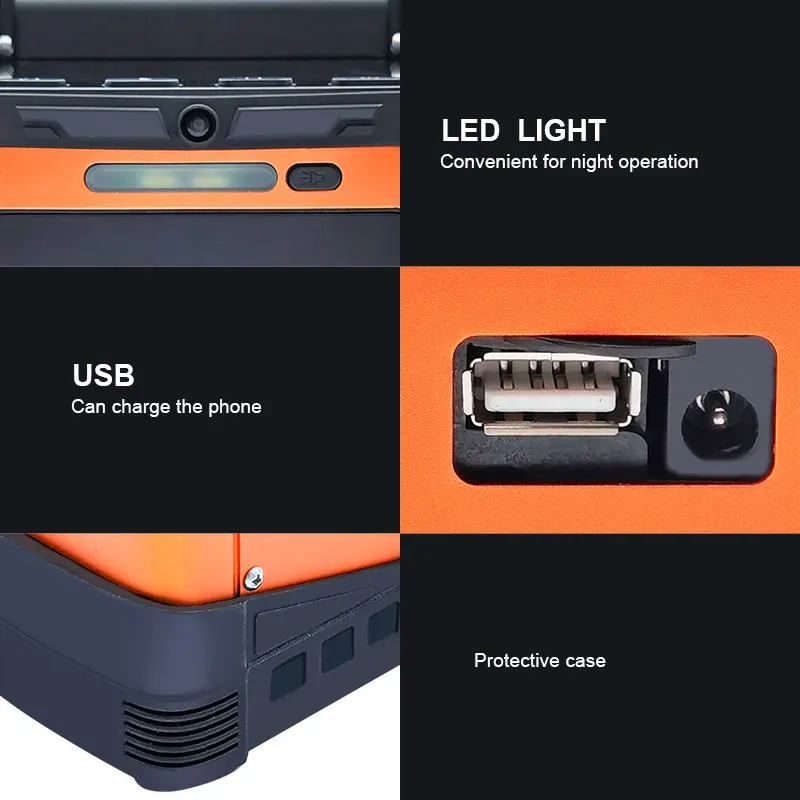 Automatic Splicing Machine Signal Fire AI-6C 6C+ Core Alignment Fusion Splicer FTTH Network Welder Tool Kits